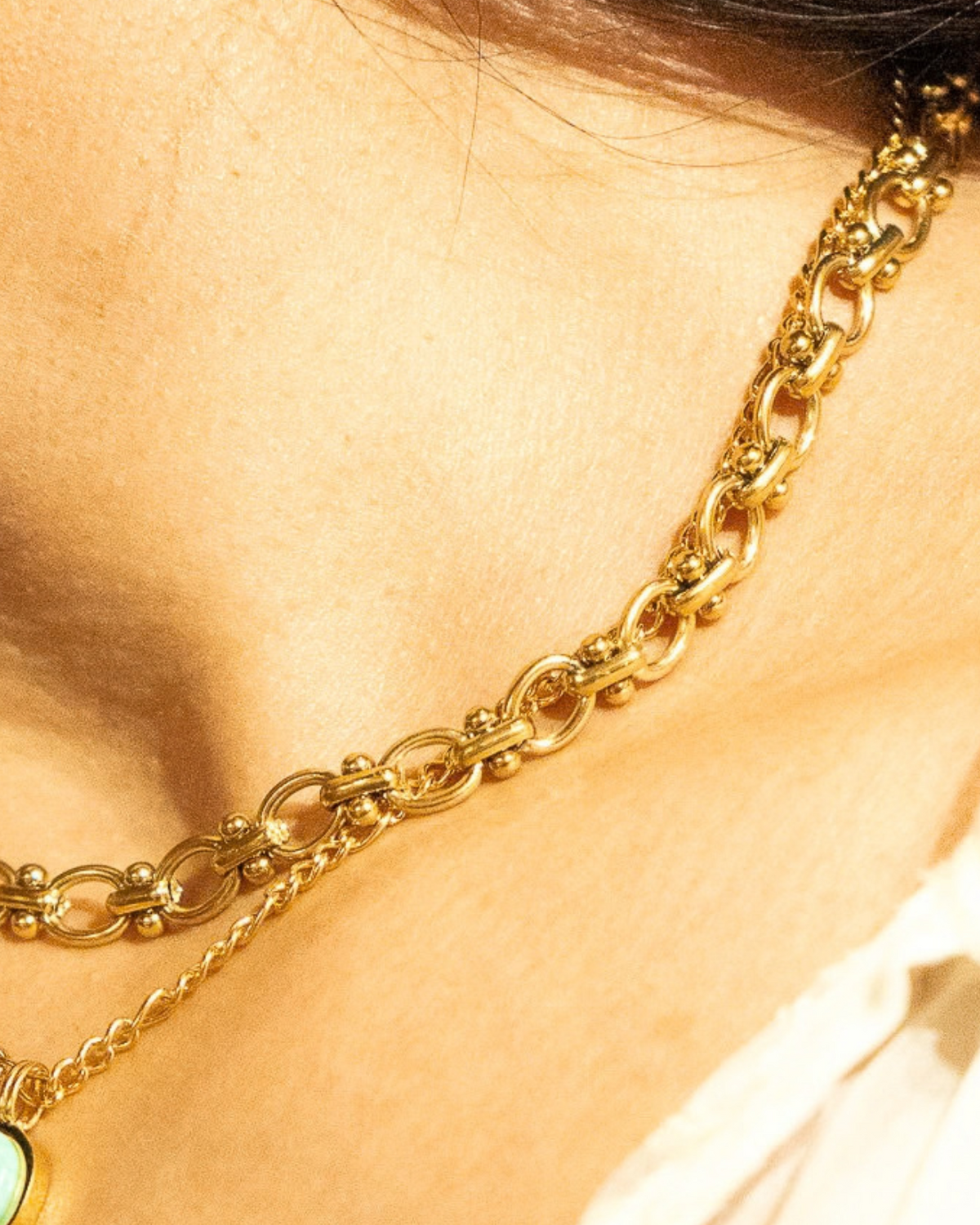 Golden Trail Necklace