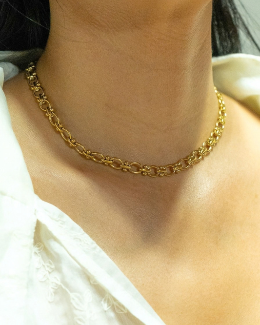 Golden Trail Necklace