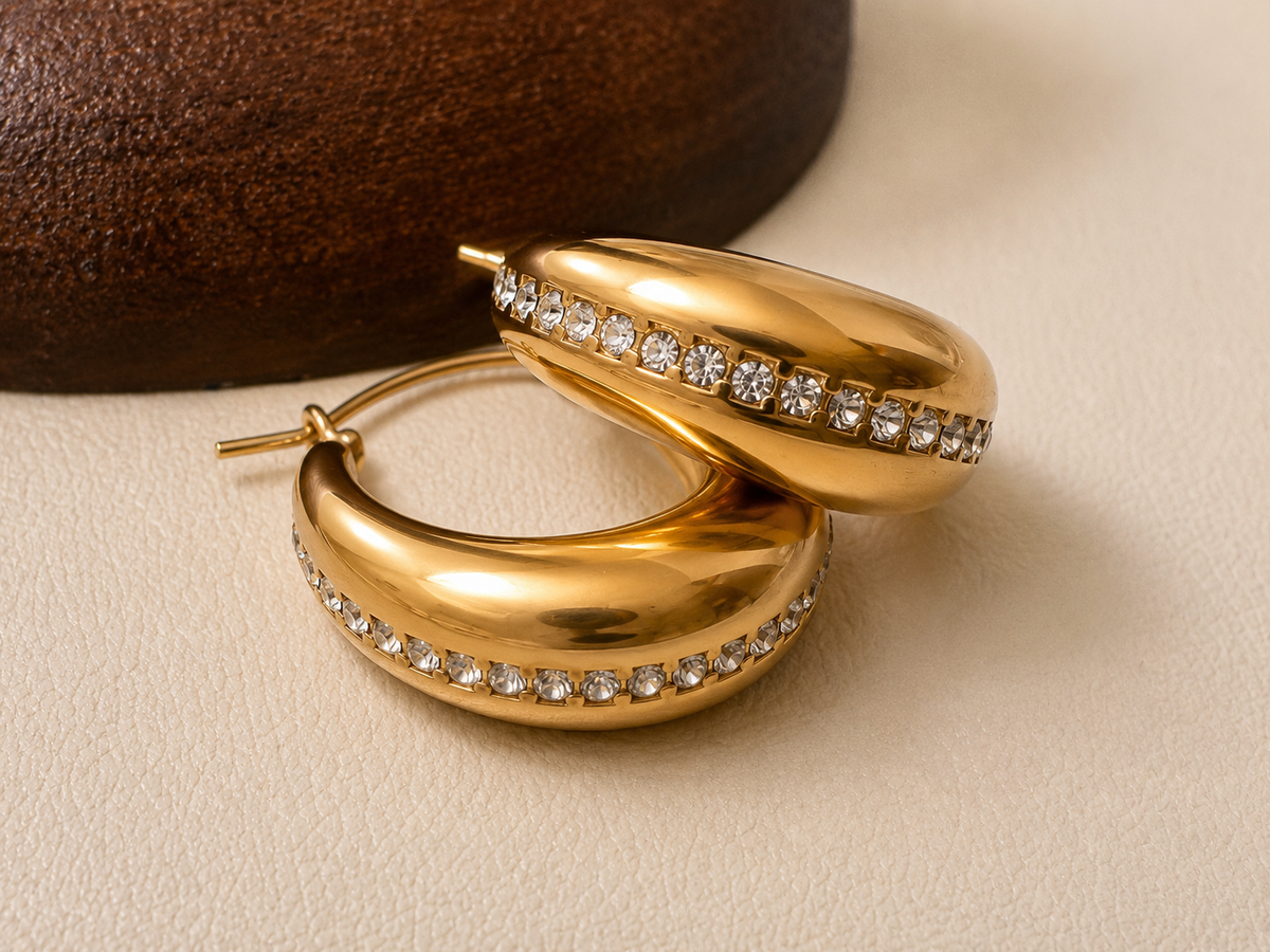Ella Zirconia Hoops