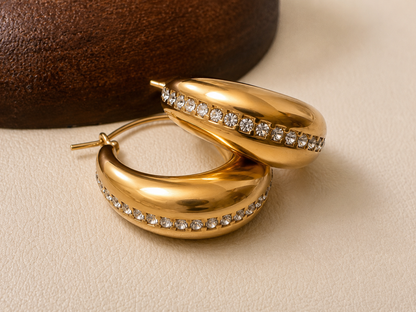 Ella Zirconia Hoops
