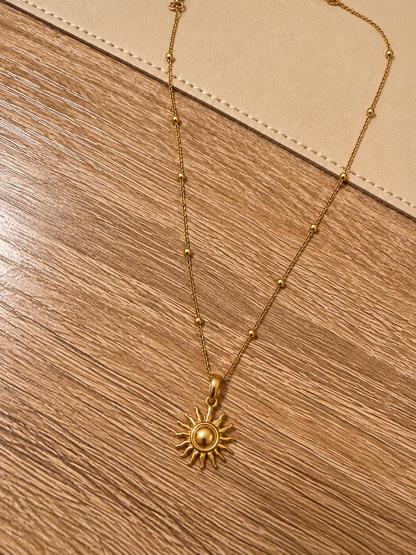 September Sun Pendant Necklace